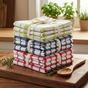 Prosoape de bucătărie din bumbac egiptean MAIA mix, 50 x 70 cm, 9 buc