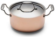 Oală cu capac din oțel inoxidabil/din cupru 3 l adecvată pentru plita cu inducție – Blomsterbergs
