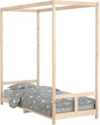 vidaXL Cadru de pat pentru copii, 80x200 cm, lemn masiv de pin