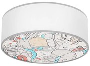 Plafonieră pentru copii KIDDY 2xE27/40W/230V alb/bej