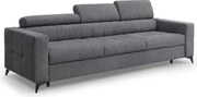 Canapea extensibilă Nardo - chenille gri Vibe 95