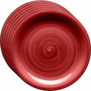 Mäser Set de 6 farfurii de desert Bel Tempo 19,5 cm, roșu
