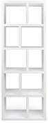 Bibliotecă albă 70x198 cm Berlin – TemaHome