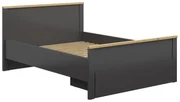 Pat matrimonial 140 cm Hesen LOZ1S/140 (grafit + Stejar artisan). Promo -18%. 1062511
