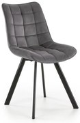 Scaun de bucaterie Jordan, gri/negru