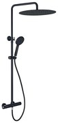 Set de duș cu baterie termostatică BATH DELUXE 31-120-13-63-00 DRAGOR negru mat