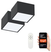 Set 2x plafonieră LED CANTO 2xLED/12W/230V Immax Neo 07074L-15BD + telecomandă