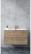 Catania Sonoma Dulap de baie cu lavoar 70cm