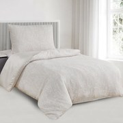 Lenjerie de pat din jacard Boston bej, 140 x 200cm, 70 x 90 cm