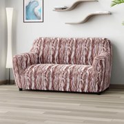 Huse bielastice OCEANO NOU bordo-maroniu fotoliu dublu (l. 120 - 160 cm)