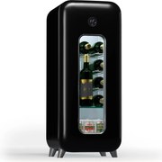 Klarstein Shirley 15 Uno. frigider pentru vinuri, 15 sticle, 5 - 20 °C, control tactil, retro