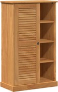 vidaXL Dulap de Baie cu raft VIGO Maro și Maro Miere 68 x 34 x 110 cm