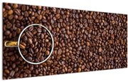Tablou - boabe de cafea (120x50 cm)