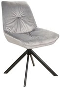 Scaun de bucaterie Boogie, gri/negru