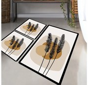 SET 3x covoraș pentru baie SUNRISE 60/60/100 cm maro