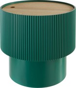 Măsuță de cafea cu spațiu de depozitare ENOLA, rotundă, Ø 38,5 cm