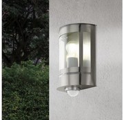 Eglo TRIBANO 79286 - Aplică de perete pentru exterior cu senzor, 1xE27/60W/230V, IP44