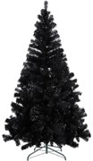 Brad artificial negru 150cm, 415 ramuri