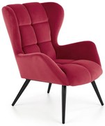 Fotoliu CHATEU roșu închis