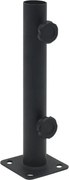 vidaXL Suport de umbrelă pentru stâlp de Ø32/34/38 mm, negru mat, oțel