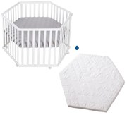 Țarc pentru copii alb 112x97 cm Roba style – Roba