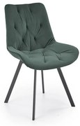 Scaun catifea K519 velvet verde