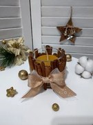 Lumanare din ceara - Lumina de Craciun