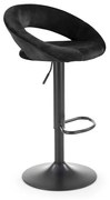 Scaun Bar H102 Catifea Negru