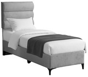 Pat Lixtor 160x200 Cm  Tapiterie Textila Gri Deschis