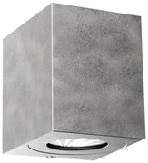 Nordlux - Aplica de perete LED pentru exterior CANTO, 2xLED/6W/230V, IP44, argintie