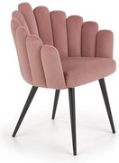 Scaun de bucaterie Yara, roz/negru