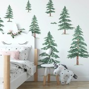 INSPIO Copaci mici - Autocolante pentru perete