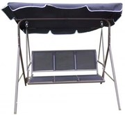 Balansoar de grădină COMFORT, negru