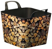 Coș flexibil universal Wood 36 l, 39 x 39 x 30 cm