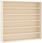 vidaXL Vitrina de colecție din lemn cu 6 rafturi 60x8,5x55 cm