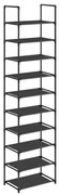 Suport pentru pantofi cu 10 niveluri 45x28x173cm