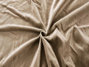 Cearsaf microplush NOLVIA 160x200 cm bej