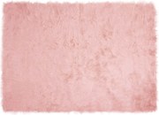vidaXL Covor din Lână Faux Tafalla Roz 120 x 170 cm Poliester
