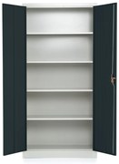 Dulap metalic universal, 90 x 40 x 185 cm, inchidere cilindrica, antracit - ral 7016