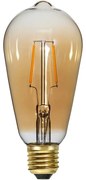 Bec LED/cu filament E27, cu lumină caldă 1 W Plain Amber – Star Trading