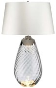 Lampă LED de masă Elstead LENA-TL-L-SMOKE-OWSS LENA 1xE27/40W/230V 74 cm alb