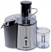 Storcator electric de fructe si legume Techwood TCFI-1556, 1000 W, 2 viteze, 1 L, Filtru din otel, Negru/Inox