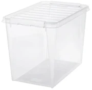 Cutie de depozitare SmartStore Classic cu cleme albe, 61 l, 61 l