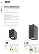 Aplică LED de exterior Redo 9907 BEAM LED/5W/230V IP54