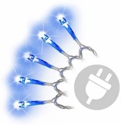 Lanț de Crăciun cu LED - 18 m, 200 de LED-uri, albastru