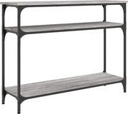 vidaXL Măsuță consolă, gri sonoma, 100x29x75 cm, lemn prelucrat