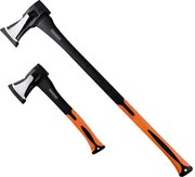 Set de topoare TOMS, topor și despicător, 2 bucăți, negru/portocaliu Gardebruk