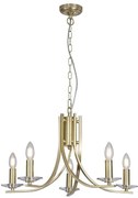 Candelabru stil elegant metal alama Ascona 5L