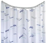 Șină de duș universală, 80 x 80/90 x 90 cm, cromată, WENKO