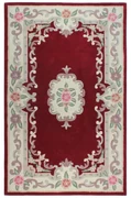 Covor din lână Flair Rugs Aubusson, 75 x 150 cm, roșu